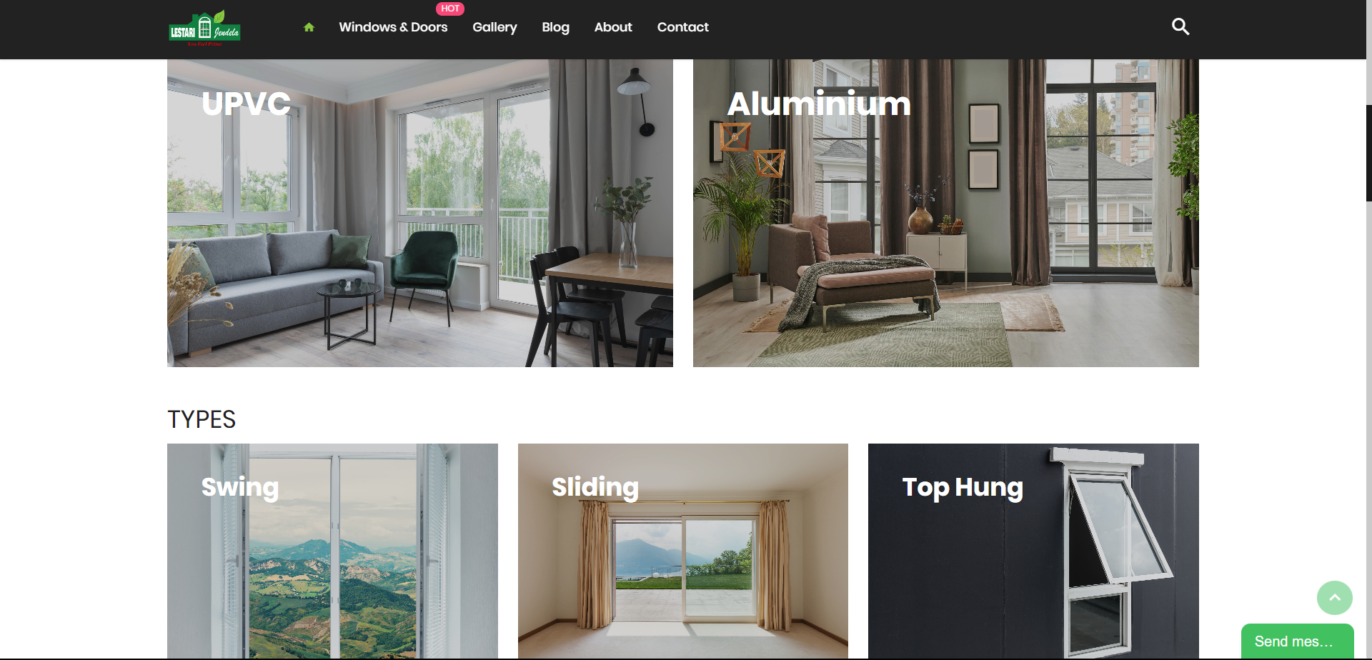 Homepage Lestari Jendela